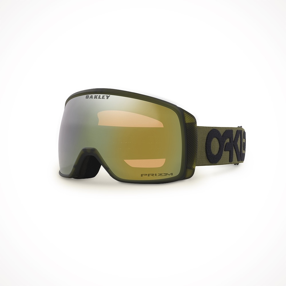 Oakley Flight Tracker Ski Goggles - Matte Dark Brush Prizm Sage Gold Iridium